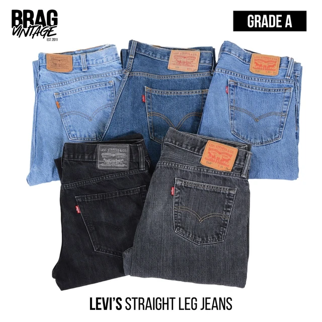 LEVIS JEANS JAMBE Droite Braguette Zip 505 504 506 521 751 522 523