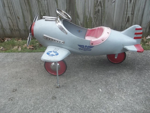 VINTAGE AIRPLANE PEDAL Car Steel Body 1970’S? U.s.a. $750.00 - PicClick