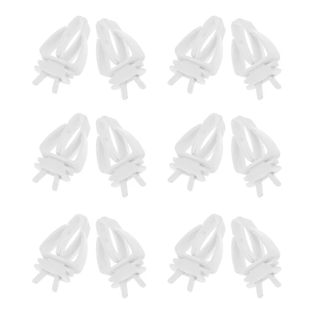 12 piezas Portajaula para pájaros Loro Frutas y verduras Clips Jaula para pájaros Clip alimentador para