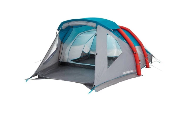 QUECHUA AIR SECONDS Family xl four man berth NEW INFLATABLE