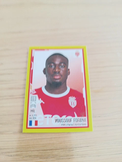 Lot De 4 Stickers Panini Foot 2019, Youssouf Fofana RC Strasbourg, Rookie, Neufs