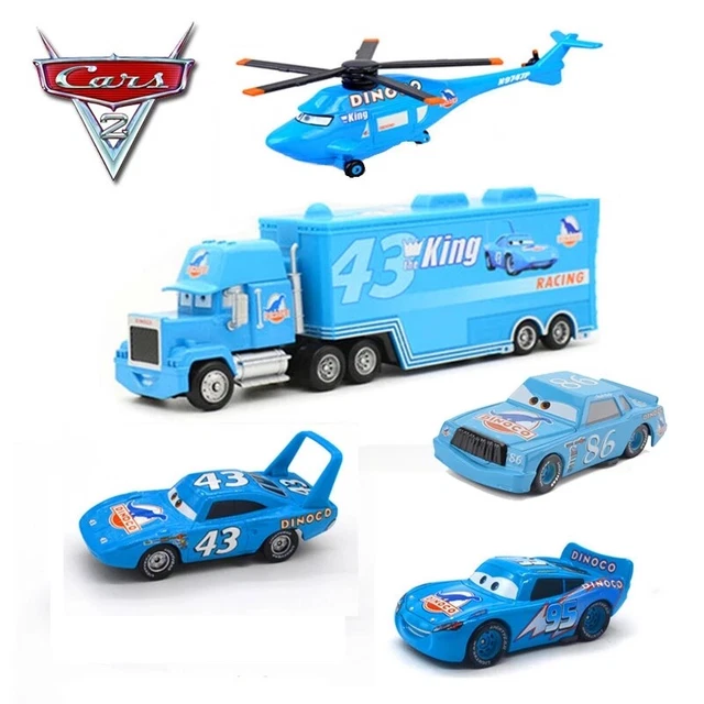 Disney Pixar Cars #43 The King Dinoco Helicopter Truck Diecast Toy Kids Gift New