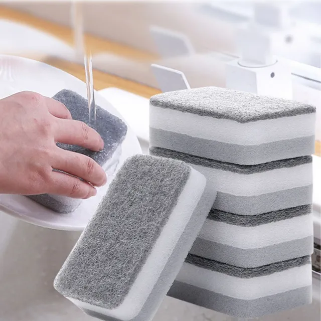 Scrub Mommy, 2Pcs Eponge Vaisselle Lavable, Réutilisable & Anti-Rayures, Neuf