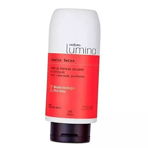 Linha Lumina (Cabelos Secos) - Crema para Pentear Selador de Cuticulas 250 Ml