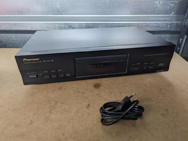 Pioneer PD-107 CD Player Compact Disc Hifi Stereo schwarz