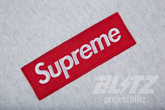 Supreme Box Logo Crewneck Sweatshirt Ash Grey Fw18 Supreme Box Logo Crewneck Sweatshirt Ash Grey Fw18