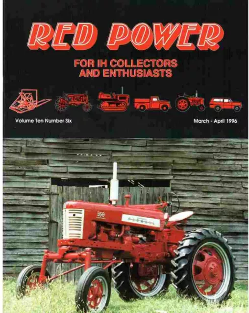 International IHC pull type combines #42, 52, 62, 122 - 1996 RED POWER Magazine