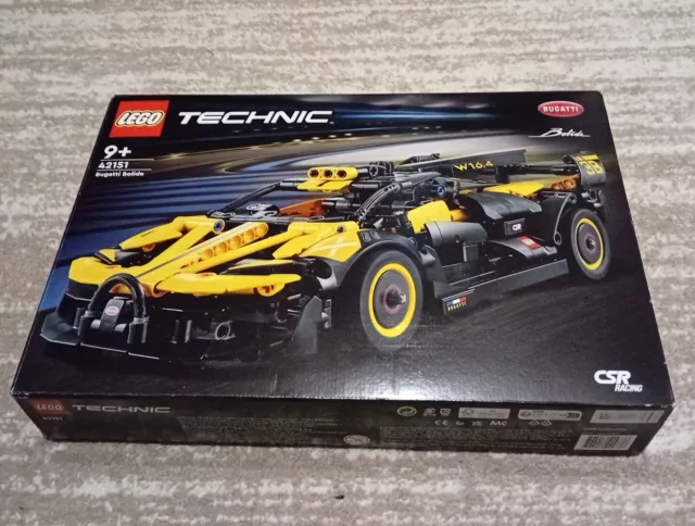 LEGO TECHNIC: Bugatti Bolide (42151) Box and Instructions