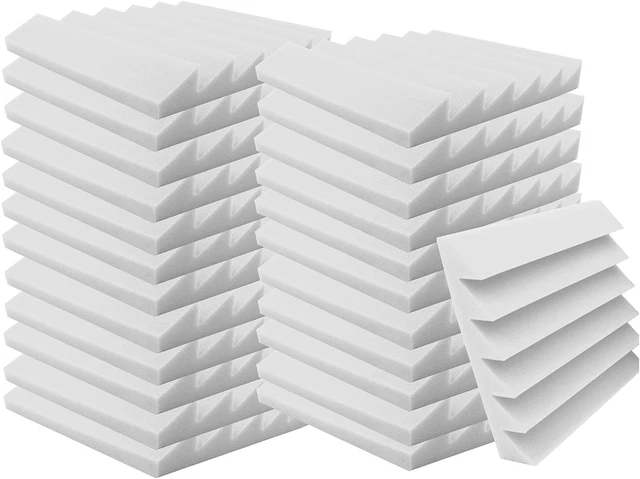 24 PACK ACOUSTIC Foam Panels Studio Soundproofing Wedges 20"X20"X2 ...