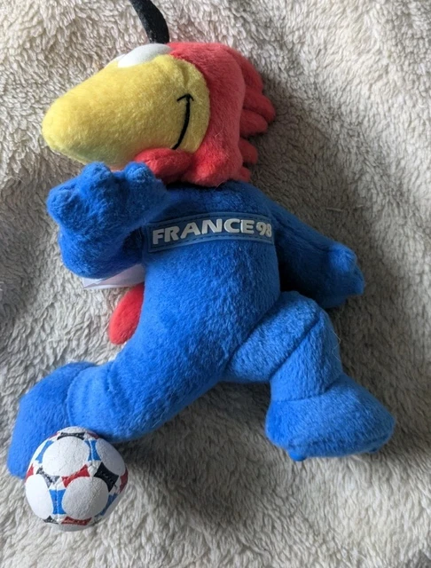 Peluche Coupe du monde France 98 Footix Sonore (pile HS) – AVMM maeva