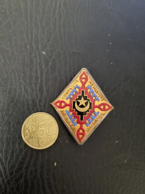 Insigne Militaire Original Algérie - Secteur Aflou Sud Oranais (Drago) - TBE