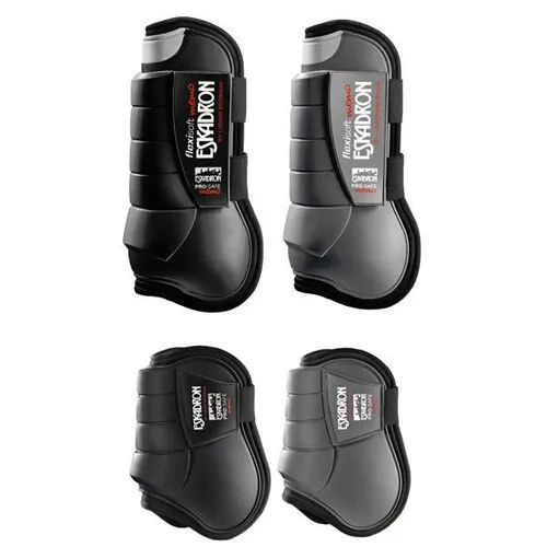 Eskadron Flexisoft Pro Safe Memo Flex Tendon Fetlock Boot Full Horse Large Black