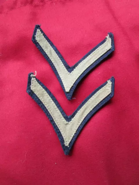 World War II US Army Private First Class Chevrons WWWII PFC Rank WW2