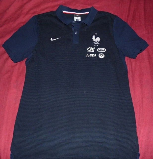 Maillot Equipe de FRANCE FFF année 90 porté N°9 - ARGUS FOOT & SPORTS