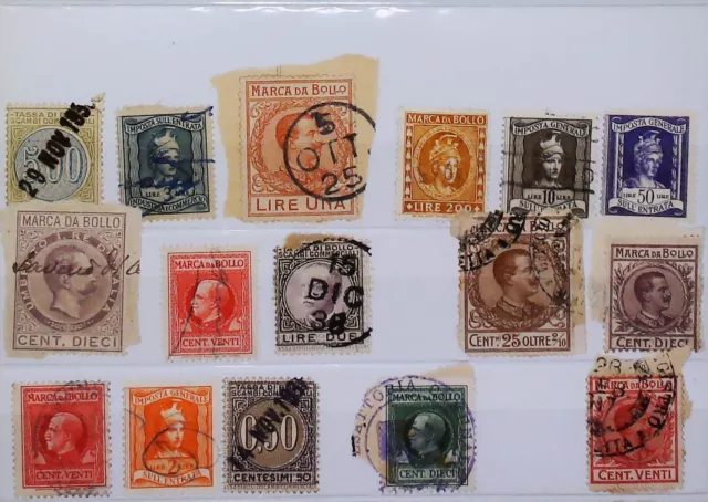 Italy Revenue Stamps 20519