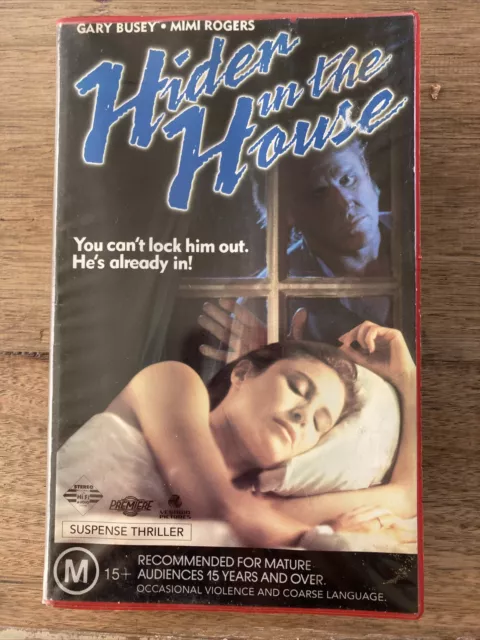 Hider in the House Horror VHS Tape Movie Vestron Video Cult Classic Gary Busey
