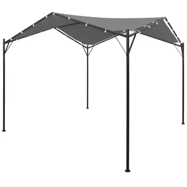 Gartenpavillon Anthrazit 4x4 m vidaXL