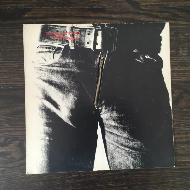 The Rolling Stones Sticky Fingers LP COC 59100 1971 1st Press .A,Warhol/Zipper