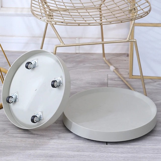 Planter Holder Rolling Planter Trolley with Wheels Plant Stand Garden Balcony