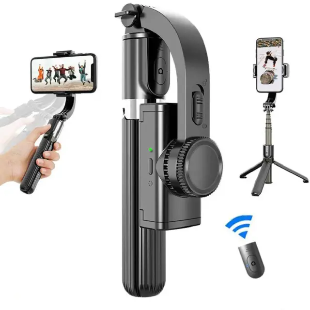 Stabilisateur de cadran 3 en 1 Perche à selfie Bluetooth Smartphone Q08