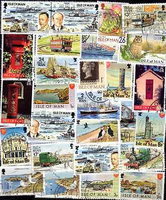 ILE DE MAN - ISLE OF MAN collections de 25 à 300 timbres différents