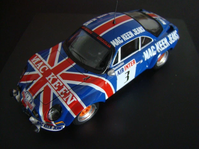 RENAULT ALPINE A110 N°27 RALLYE GIRAGLIA 1976 MANZAGOL KIT Monté TI