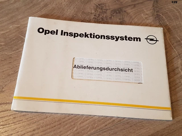 NUOVO libretto degli assegni Opel 1991 Blanko Senator Omega Kadett Corsa Vectra
