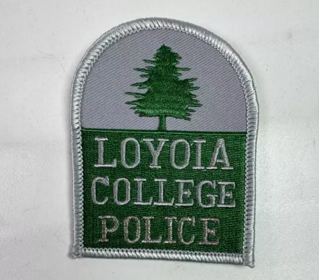 Error Misspelled Loyola College Police Loyoia Maryland MD Patch U7