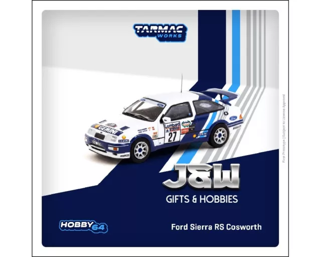 Tarmac Works Ford Sierra RS Cosworth Rac Rallye 89 Colin Mcrae / Derek Ringer 1/