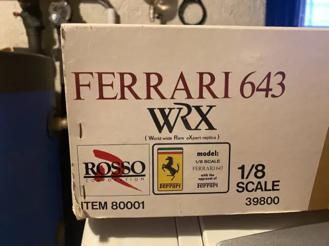 Maquette Ferrari 643 Rossi