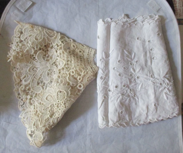 Entredeux Broderie Anglaise Vintage – 2 M X 2 Cm – Pour Glisser Liens