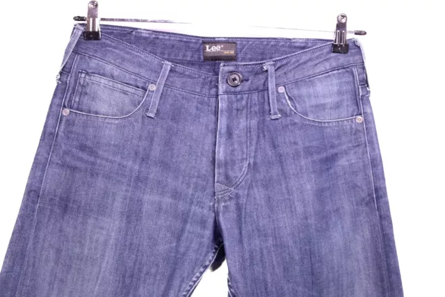 Lee Powell Herren Jeans W32 L32 Denim blau Stretch slim fit low straigt JH1-238 2