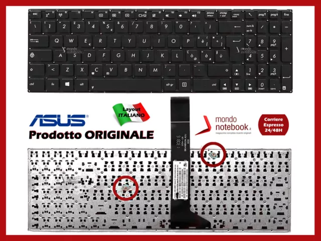 Tastiera Keyboard Italiana Originale ASUS per Notebook F550C Series Senza Frame