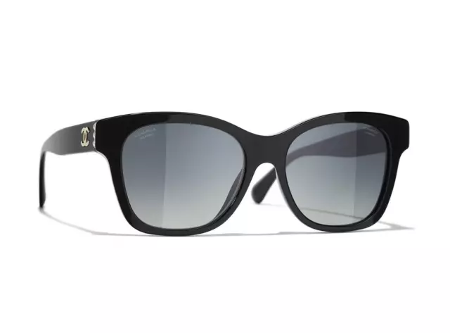 Chanel Pearl Sunglasses Black FOR SALE! - PicClick