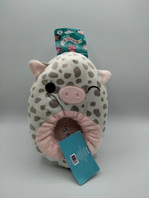 NWT Squishmallows Rosie The Pig Slippers Kids Size 13/1 Kellytoy