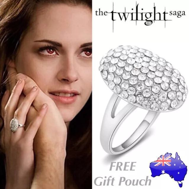 Twilight Saga Vampire Bella Swan Silver Crystal Wedding