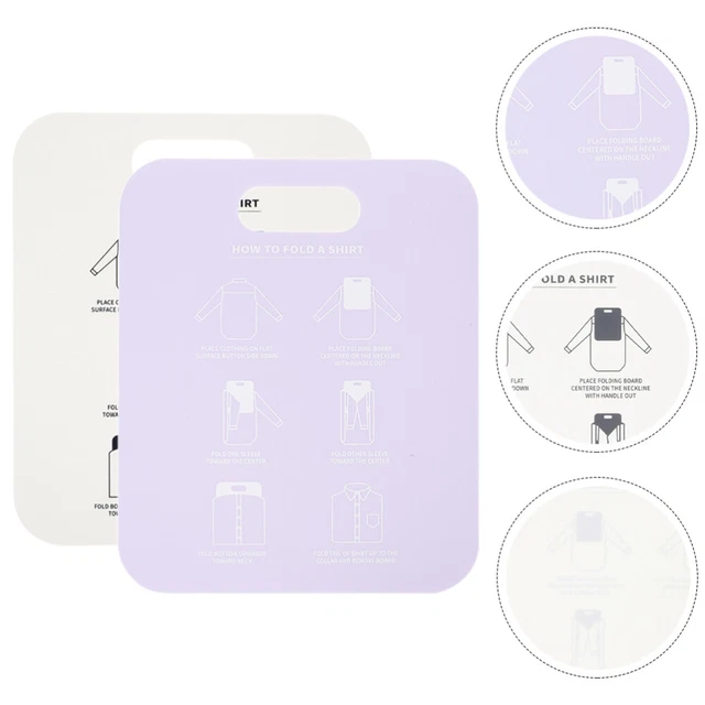 2 pz Pp Abbigliamento Board Viaggio Lavanderia Tavolo Pieghevole Organizer Camicia