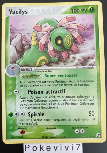 Carte Pokemon VACILYS 3/100 Holo Bloc EX Tempête de Sable FR