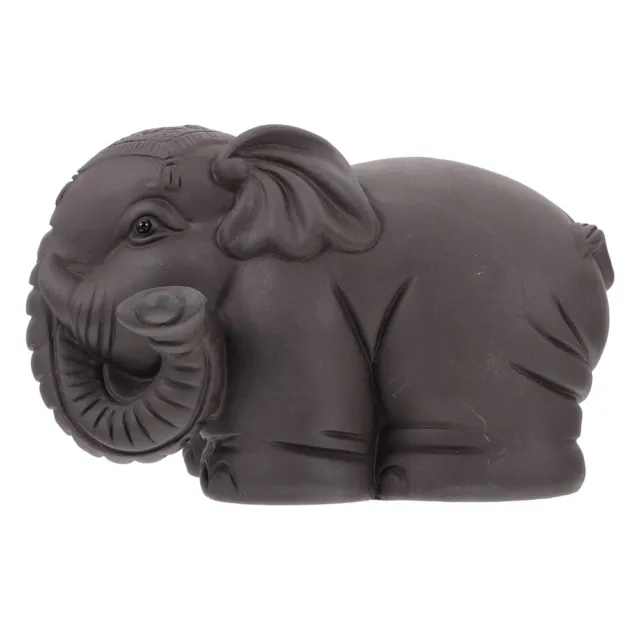 Adornos de mesa de comedor escultura de elefante para decoración del hogar