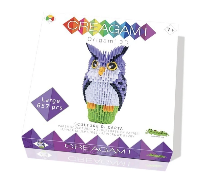 Creagami - Eule - 657 Teile Stück In Schachtel Deutsch 2019 Piatnik