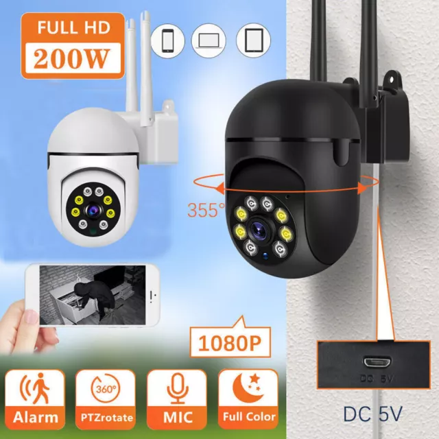 1080P HD FUNK WIFI WLAN IP NETZWERK CAMERA Outdoor AUßEN PTZ ÜBERWACHUNGSKAMERA