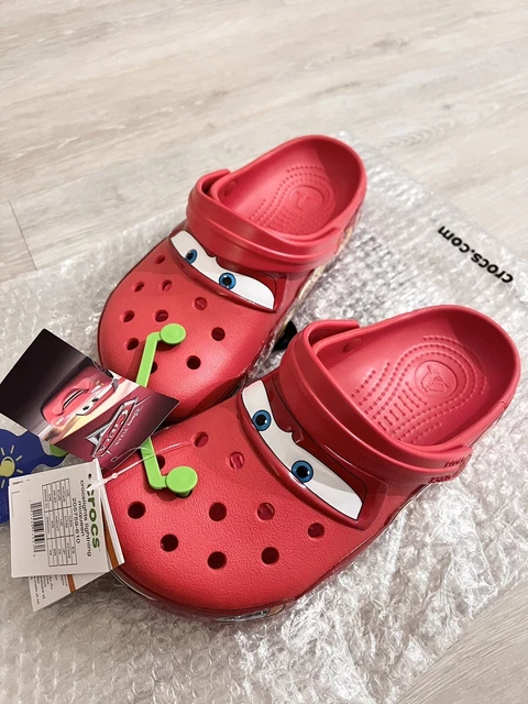 Crocs Classic Clog Lightning McQueen - (Sizes 5-13) - Ships FAST - FREE SHIP