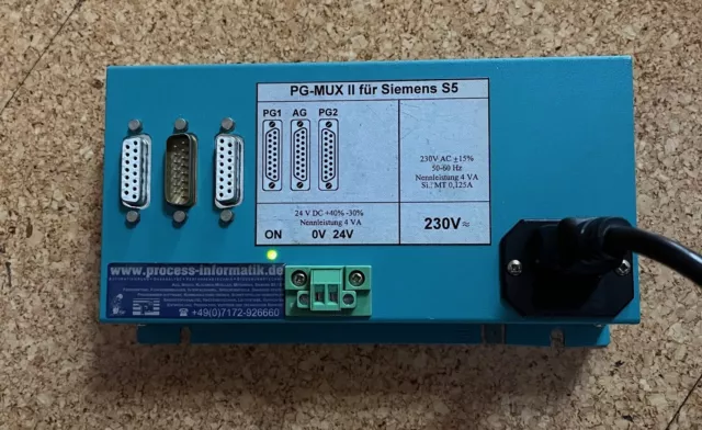 PG-MUX II für Simatic S5 inklusive Netzkabel