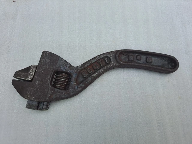 n°23 ) old tool / OUTIL ANCIEN, clé à molette signée PREXEMS