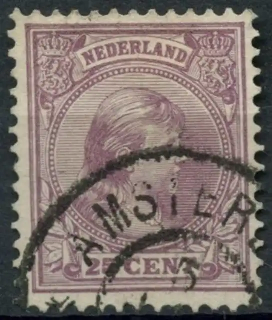 Netherlands 1891-1894 SG#155, 25c Purple Used #D97595