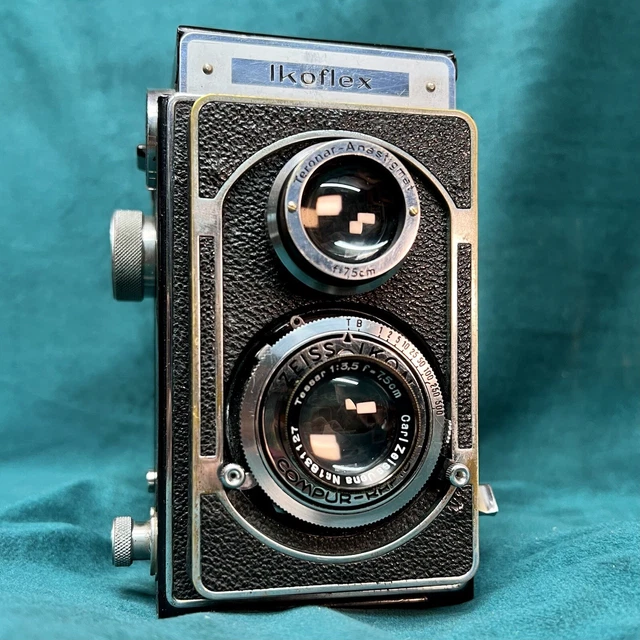 ZEISS IKON IKOFLEX II 120 Film TLR Camera w/ Carl Zeiss 75mm F3.5 Tessar Lens £265.00 PicClick UK