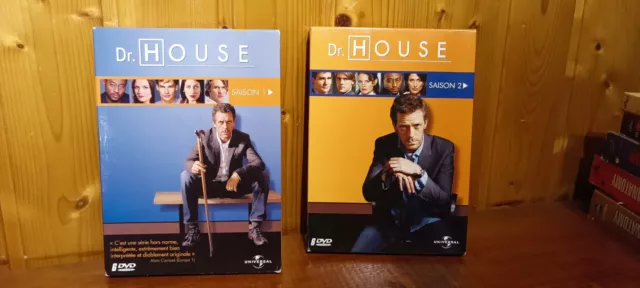 DVD: Lot  Intégrale Dr House Saison 1 Et 2