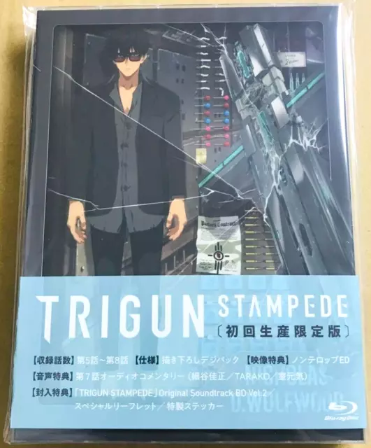 TRIGUN STAMPEDE Vol.2 First Limited Edition Blu-ray Soundtrack CD Booklet JP