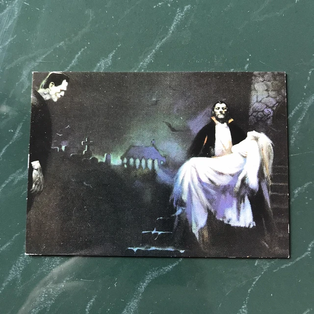 FRANKENSTEIN AND DRACULA Frank Frazetta 2 The Legend Continues Card 3A5 Frankenstein and dracula frank frazetta 2 the legend continues card 3a5
