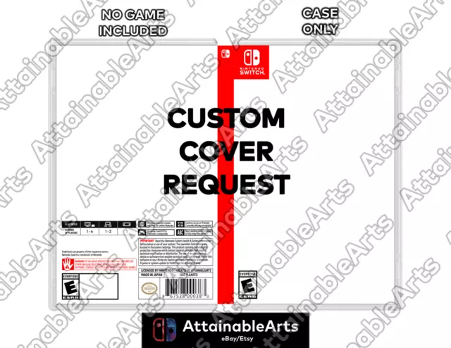 Bayonetta 2 Replacement Case Custom Nintendo Switch Boxart 